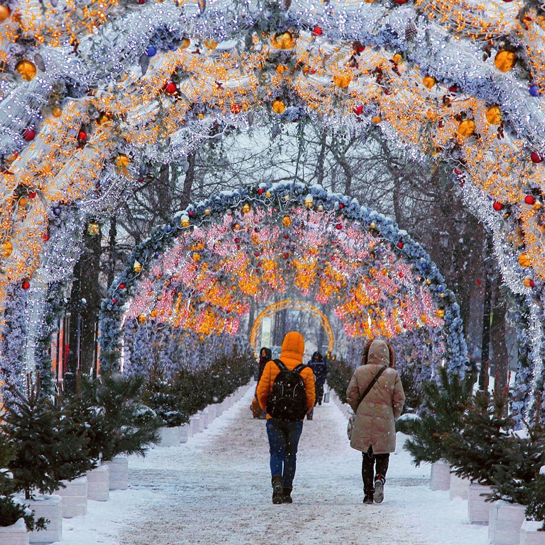 Парки москвы зима