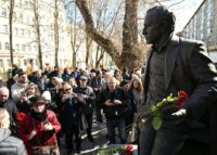 В Михайловском саду открыли памятник актеру Михаилу Ульянову